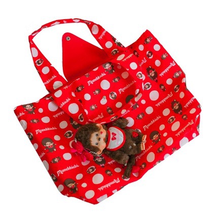Cartoon character Qi Qi large  - Anime Tote Bag recension och pris