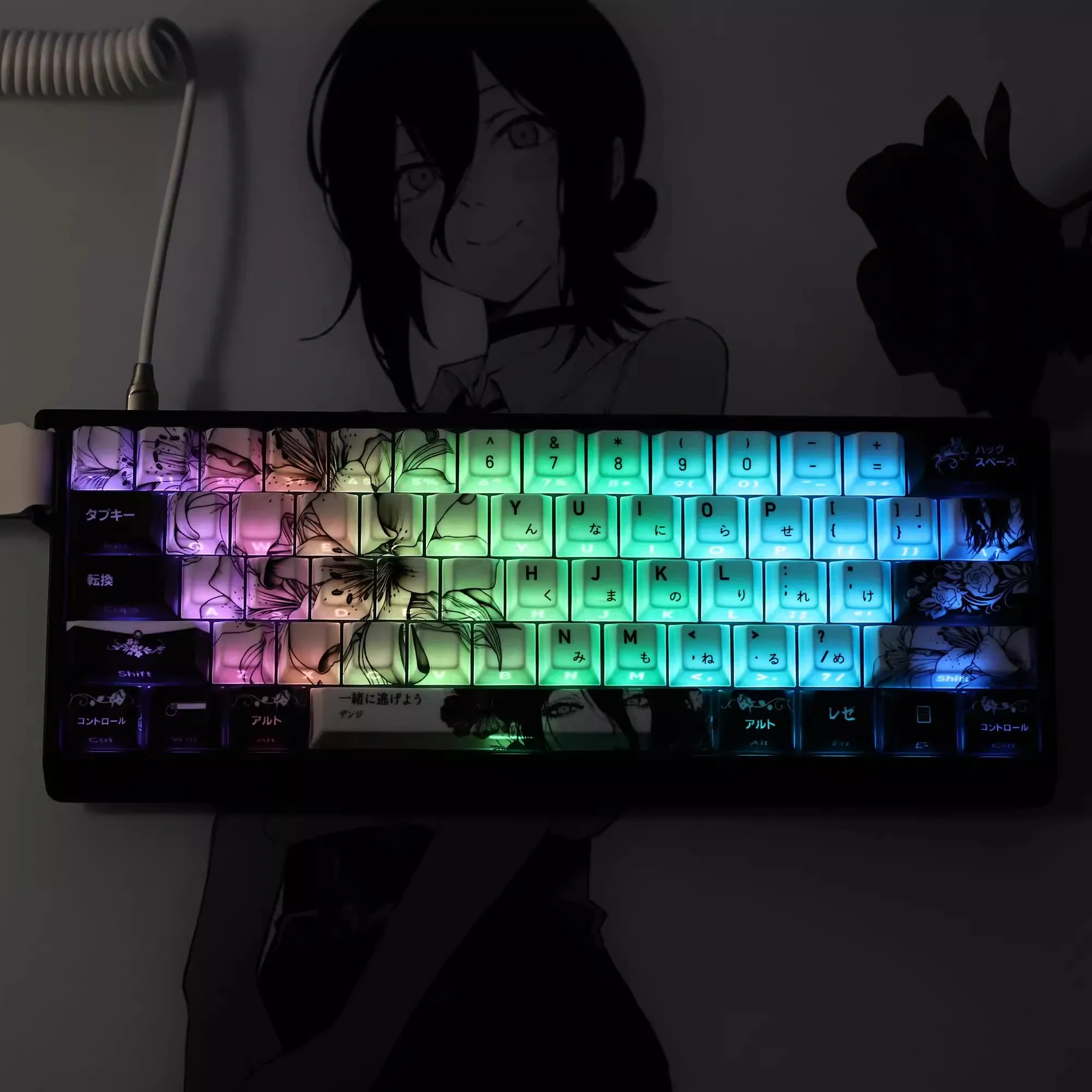 REZE Anime Theme Keycaps Set C - Keycap Artisan Anime recension och pris