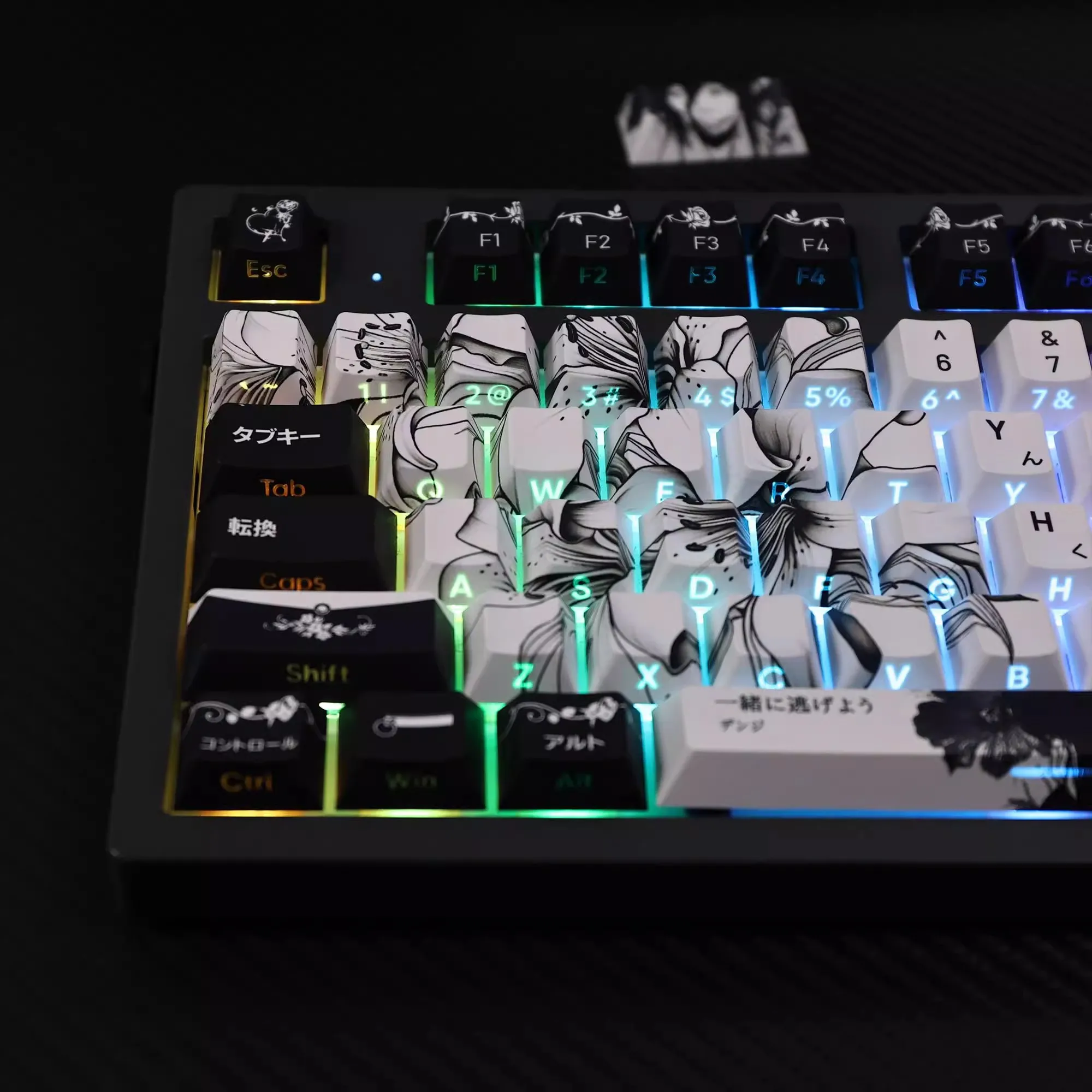 REZE Anime Theme Keycaps Set C - Keycap Artisan Anime recension och pris