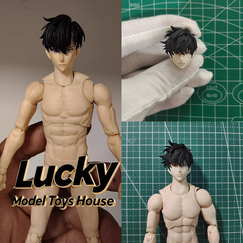 1/12 Sung Jinwoo Man Figure Pa - Anime Merchandise Solo Leveling recension och pris