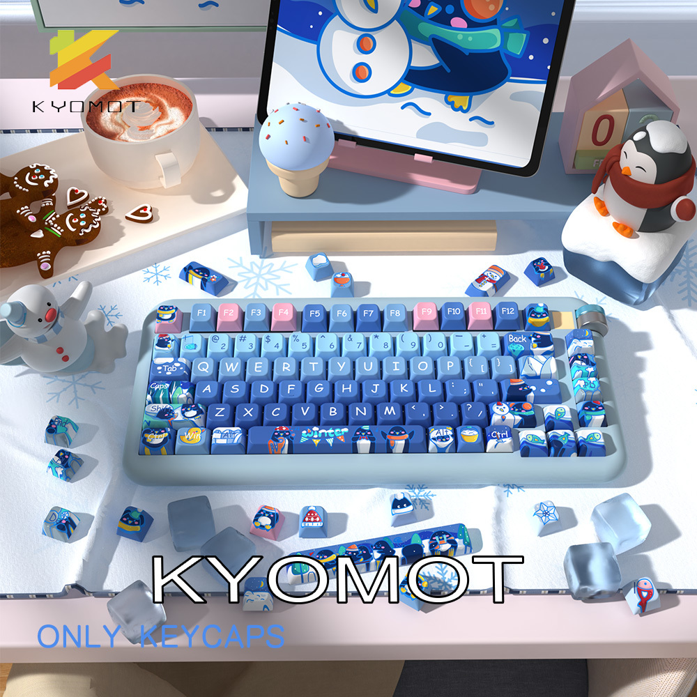 KYOMOT 158 Keys Cute Penguin W - Keycap Artisan Anime recension och pris