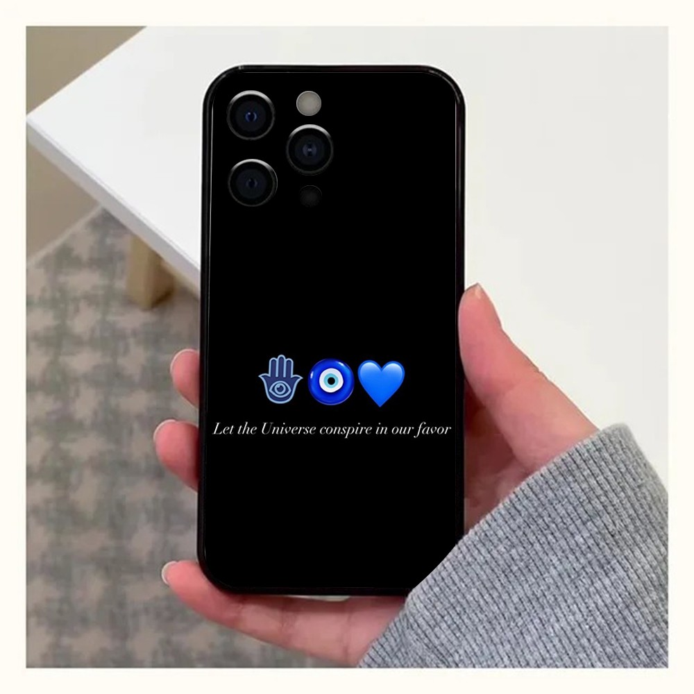 Lucky Blue Evil Eye Phone Case - Phone Case Anime recension och pris