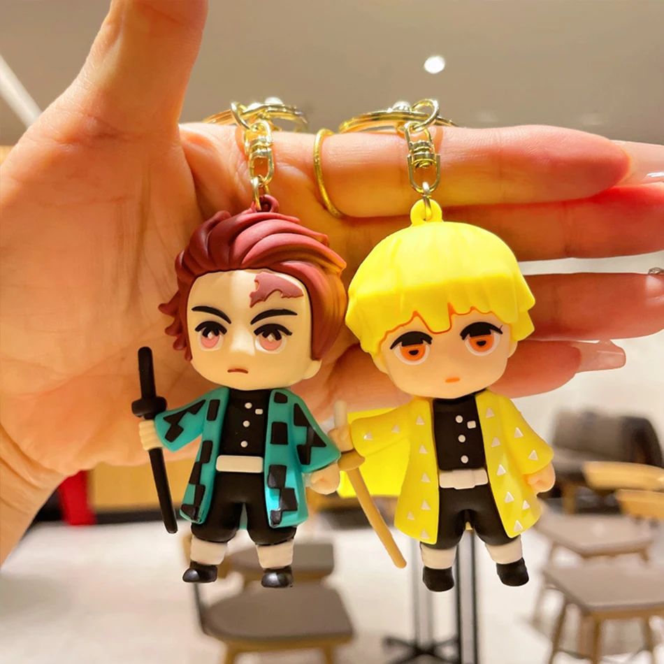 Demon Slayer Cartoon Keychains - Anime Merchandise Demon Slayer recension och pris